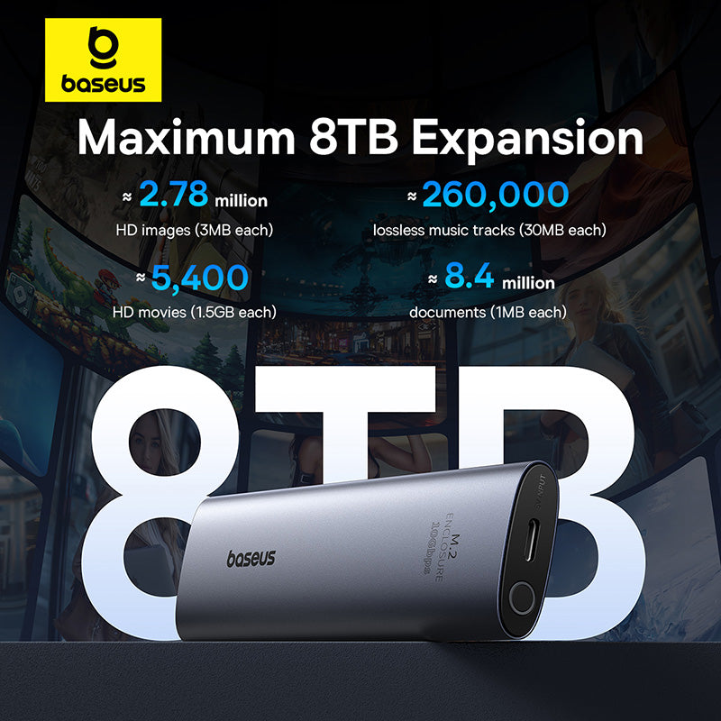 Baseus FlyJoy Series Boîtier SSD M.2 NVMe – B00760600811-01