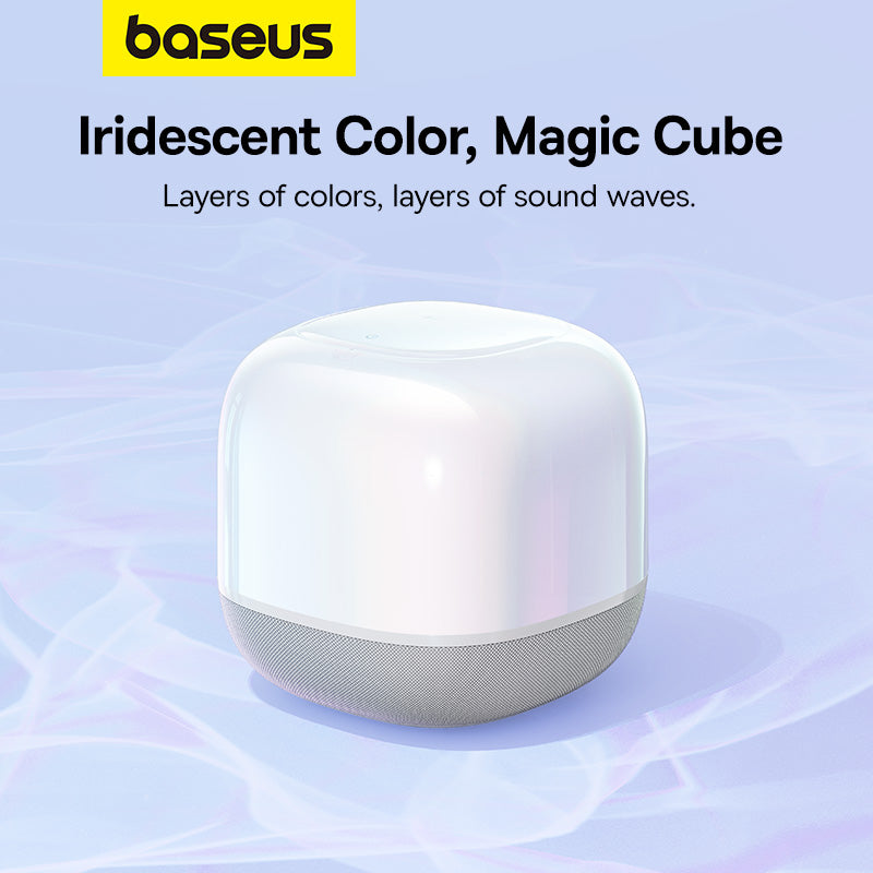 Baseus Enceinte Bluetooth Sans Fil haut parleur   – Blanc (A20050500211-00)