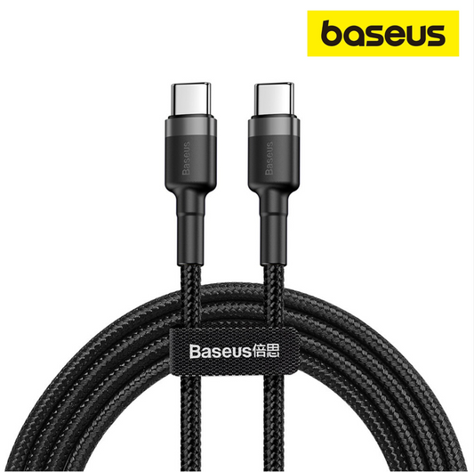 Baseus Cafule Series USB-C / Type-C PD 2.0 60W Grey+Black (CATKLF-GG1)