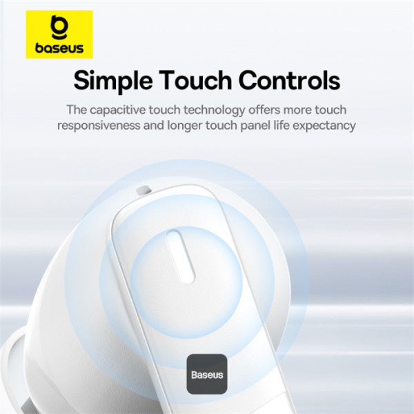 Baseus Bowie E20 – Écouteurs Sans Fil True Wireless (Blanc Stellar - A00069700223-00)