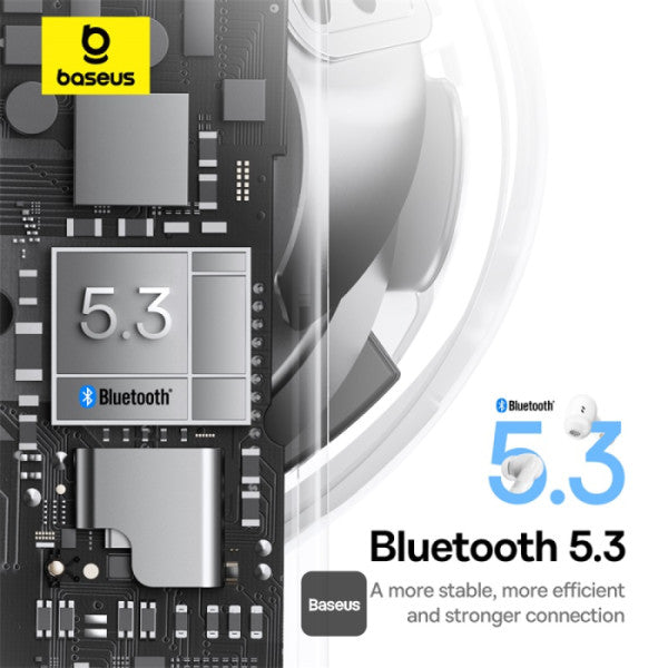 Baseus Bowie E20 – Écouteurs Sans Fil True Wireless (Blanc Stellar - A00069700223-00)