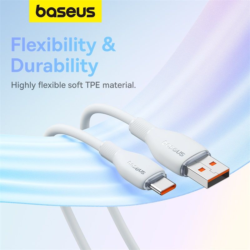 Baseus Câble de Charge 100W USB vers USB-C 1.2m – P10355703221-B1