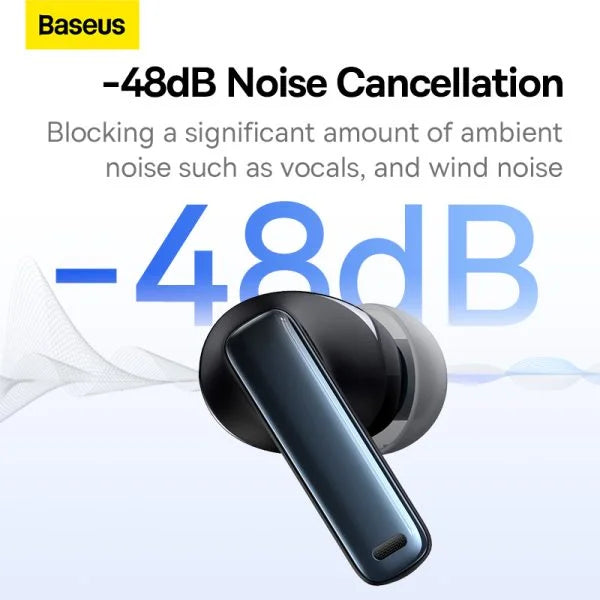 Baseus Bowie M2s – Écouteurs Sans Fil True Wireless avec ANC (Cluster Black - NGTW350101)