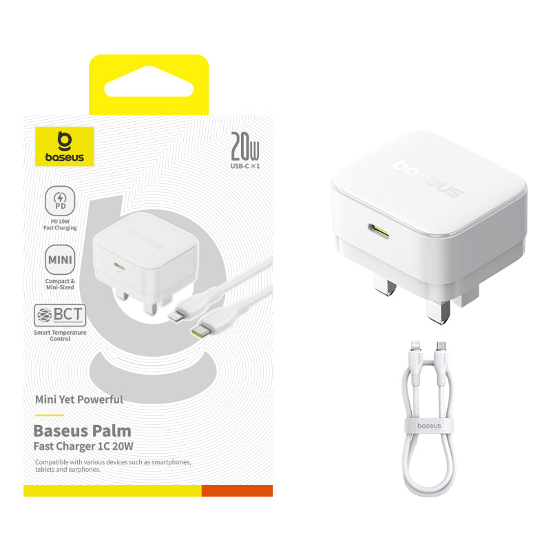 Baseus Smart Cube / Palm 1C 20W Chargeur UK-