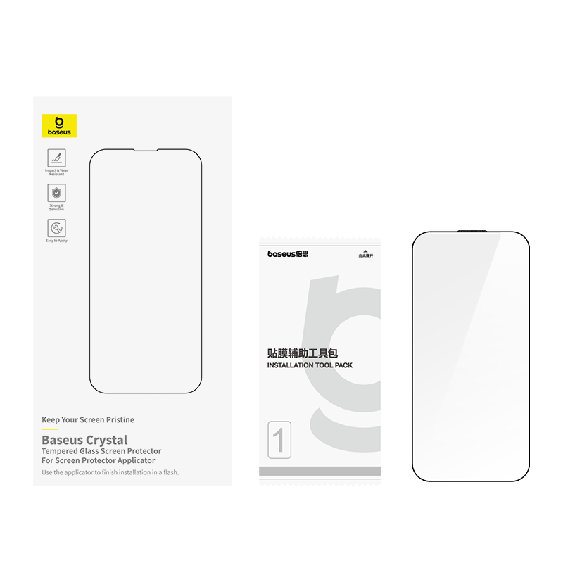 Baseus iPhone 16 Pro Crystal Verre Trempé HD – P6001206L203-01