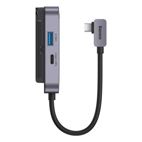 Baseus Adaptateur HUB 4 en 1 USB-C / Type-C vers USB3.0 + HDMI + USB-C / Type-C + Jack – WKWJ000013