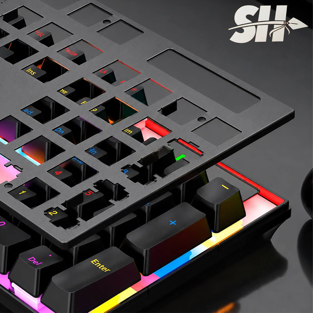 SH X69 – Clavier Gamer Mécanique RGB 104 Touches