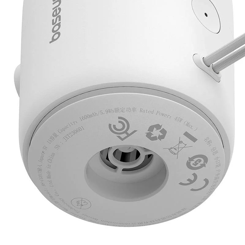Pompe à air portable Baseus PocketGo – Blanche C11157700221-00