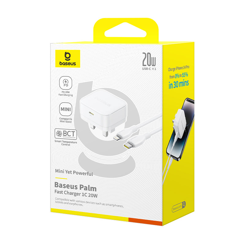 Baseus Smart Cube / Palm 1C 20W Chargeur UK-