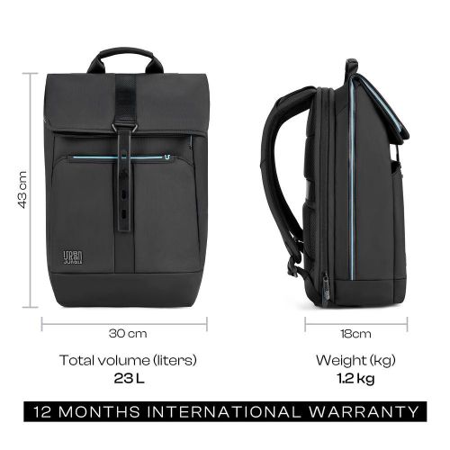 Sac à Dos Premium pour Ordinateur Portable 15,6" et Tablette -Urban Jungle by Safari Venture 30L