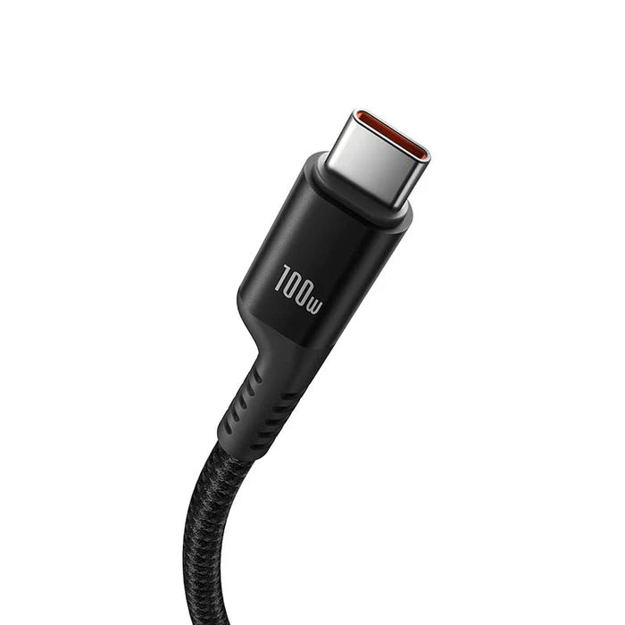 Baseus Fish-Eye Câble de Voiture 100W Rapide USB-C vers USB-C – P10320203111-00