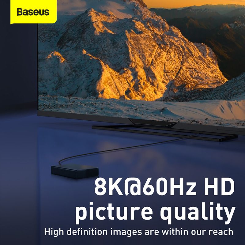 Baseus Câble HDMI 8K Haute Définition - CAKGQ-K01
