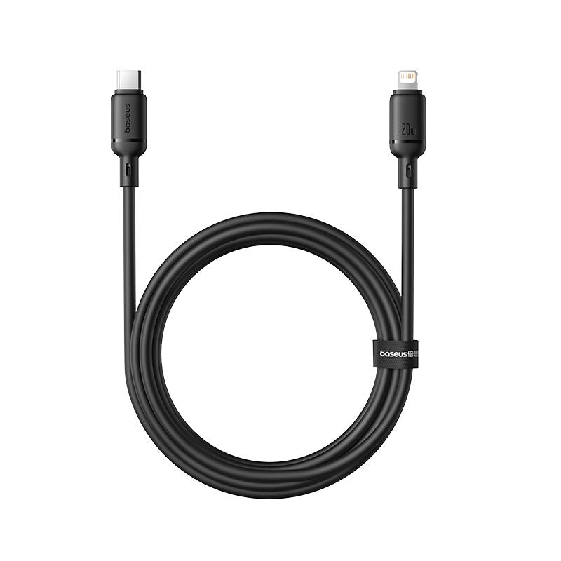 Baseus Silky Series Câble de Charge Rapide 2m USB-C vers Lightning iPhon 20W – P10377700113-01