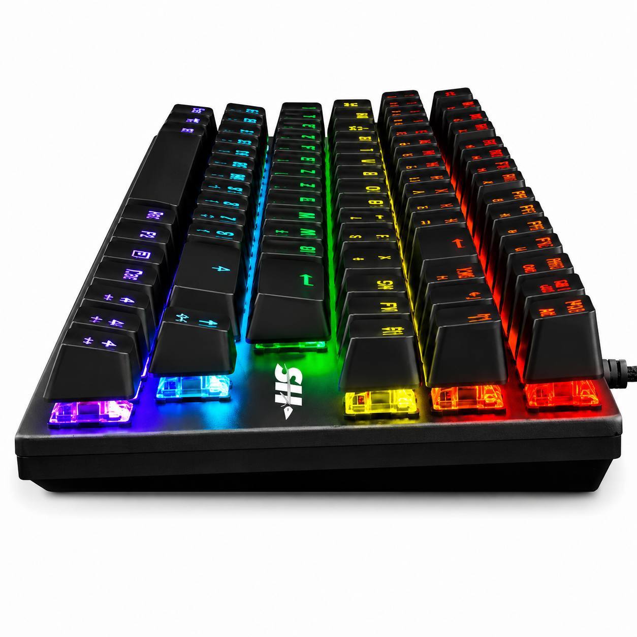 SH X67 Clavier Mécanique Gamer   87 Touches USB Filaire