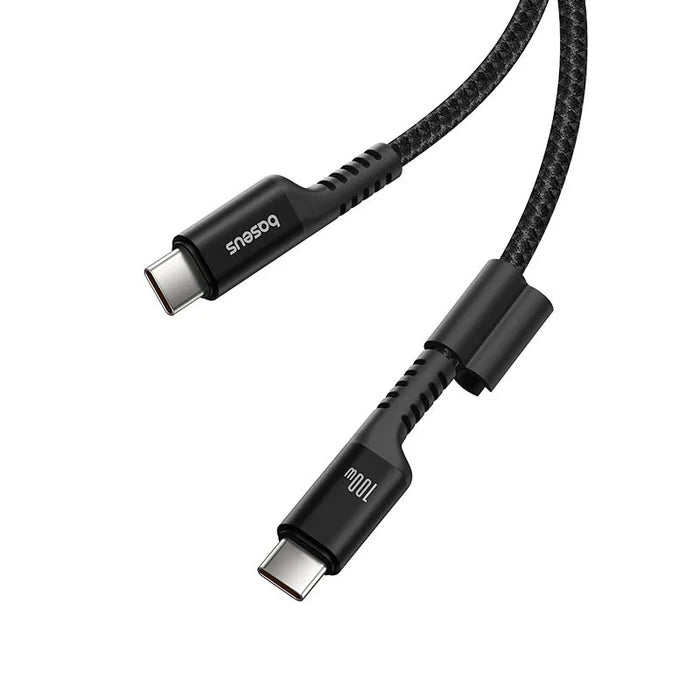 Baseus Fish-Eye Câble de Voiture 100W Rapide USB-C vers USB-C – P10320203111-00