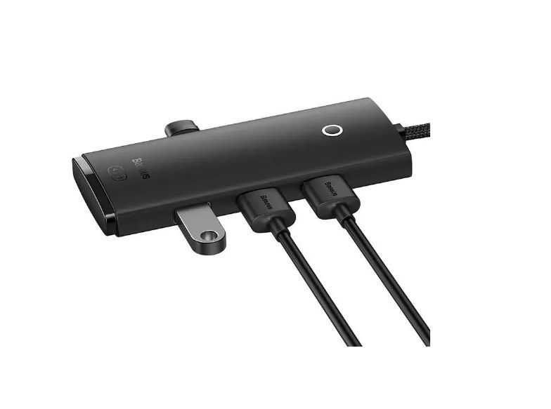 Baseus Adapteur USB HUB hub /4-Port USB 25cm -Black – WKQX080001