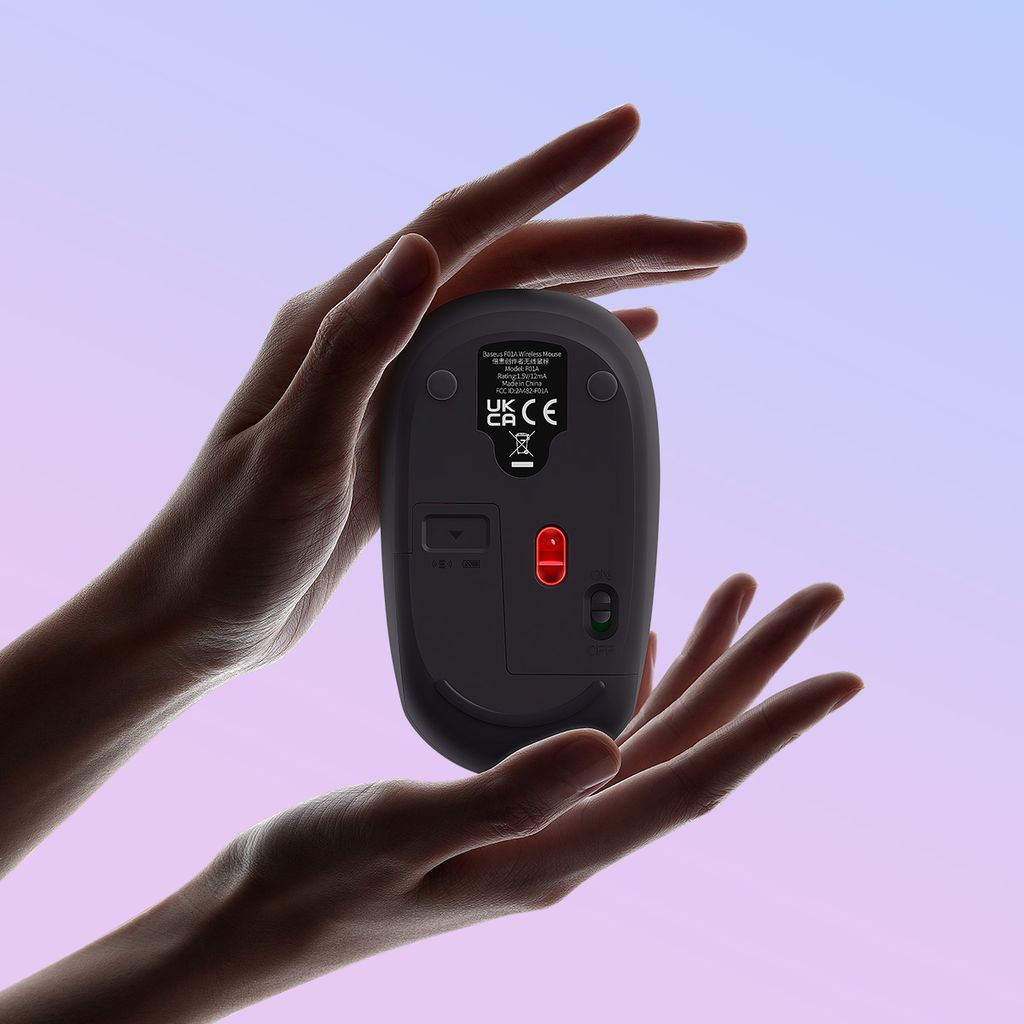 Souris Sans Fil  Baseus  2.4G 1600DPI -gris - B01055502833-00