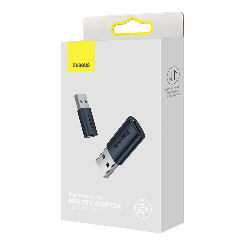 Baseus Ingenuity Series Mini OTG Adaptor USB 3.1 to Type-C -ZJJQ000103