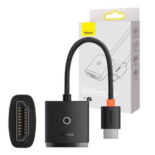 Adaptateur convertisseur Baseus HDMI - VGA (WKQX010001) noir