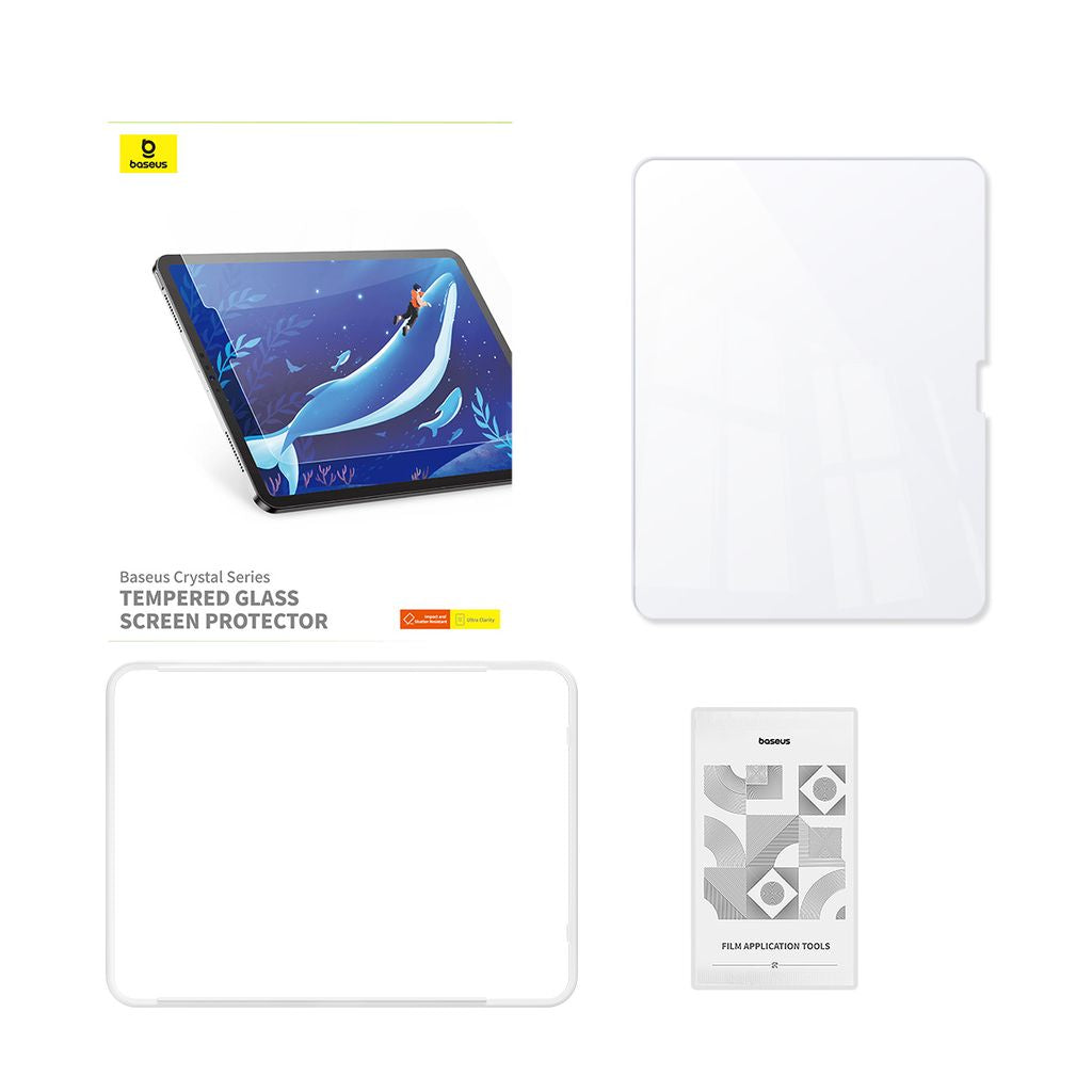 Baseus Crystal Verre Trempé Anti-Lumière Bleue pour iPad Pro 13″ (2024) – P40012000201-01