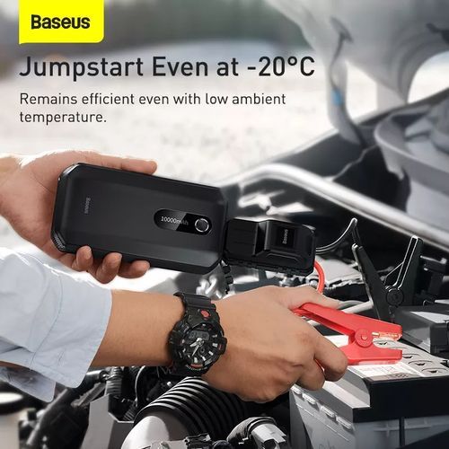 Baseus Jump Starter Power Bank 10000mAh, Démarreur d’Urgence Portable - C00245501113-00