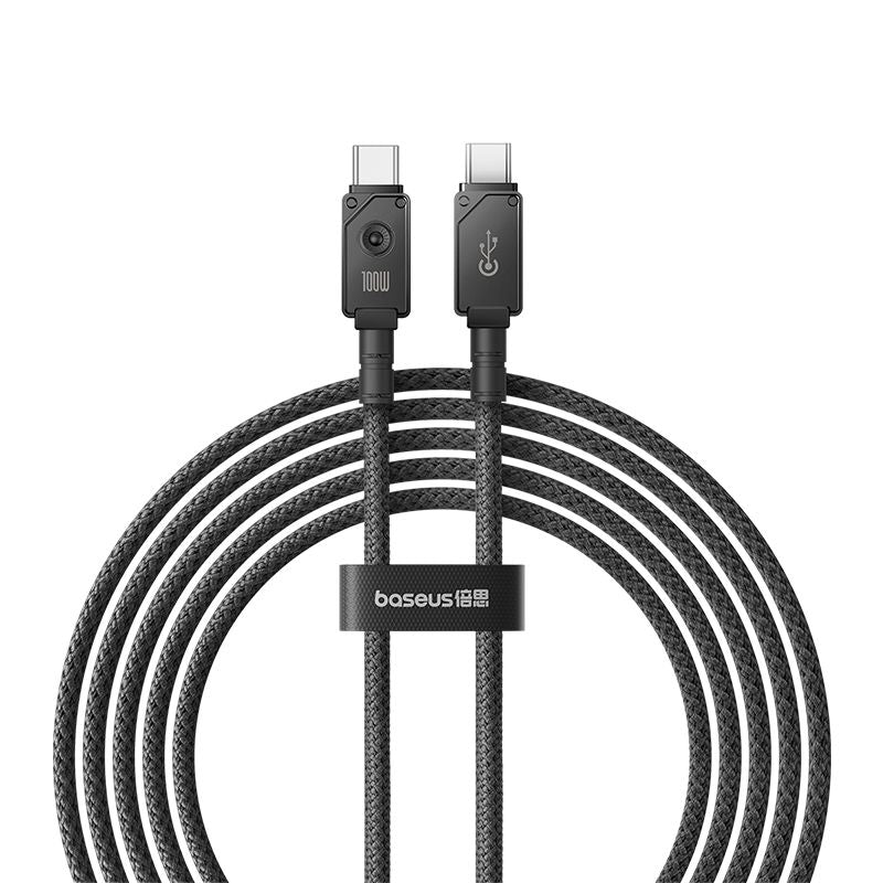 Baseus Câble 100W Fibre Braiding 2m Type-C vers Type-C – P10355800111-01