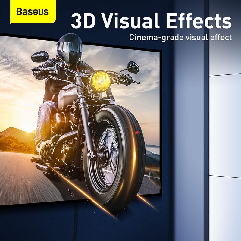 Baseus Câble HDMI 8K Haute Définition - CAKGQ-K01