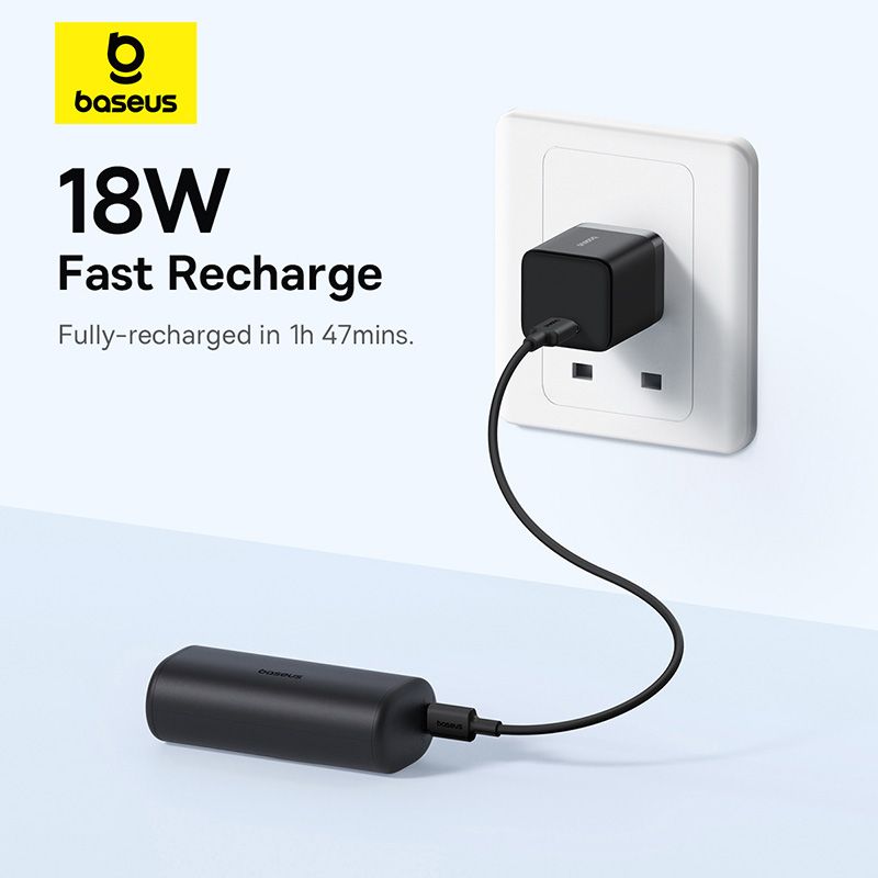 🔋 Baseus Compact Power Bank iPhone Edition 20W 5000mAh – Noir - P10068307113-00