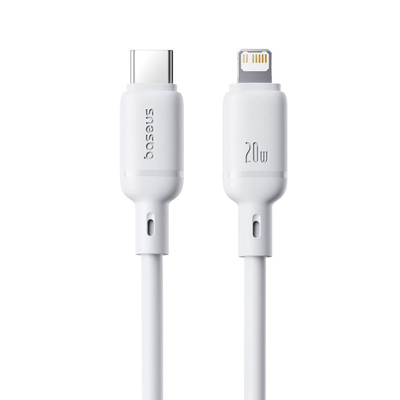 Baseus Silky Series Câble de Charge Rapide 1m USB-C vers Lightning iPhone 20W – P10377700213-00