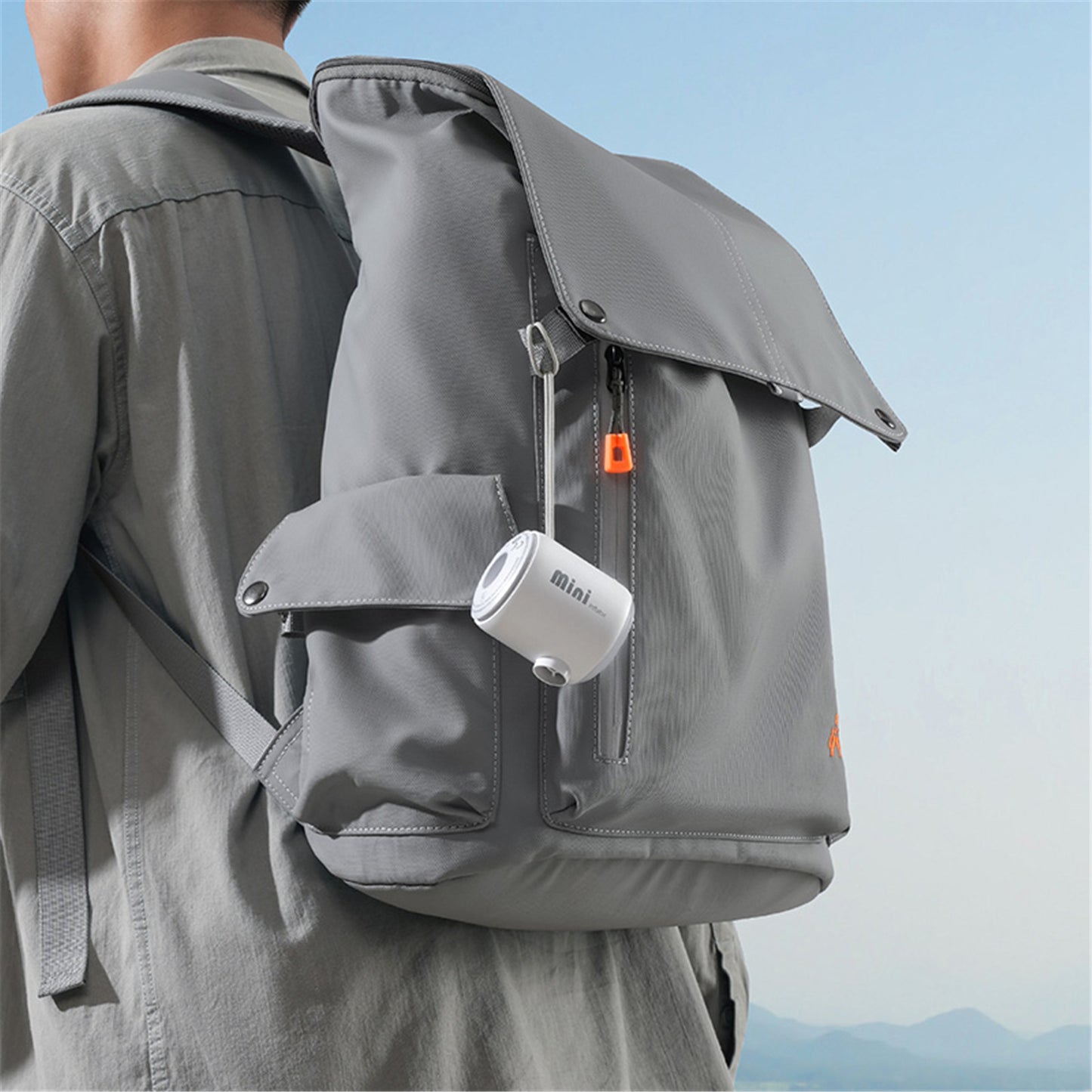 Pompe à air portable Baseus PocketGo – Blanche C11157700221-00