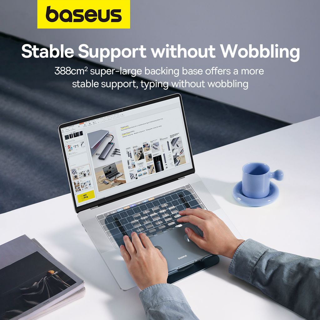 Baseus UltraStable Pro Support Rotatif et Pliable Space Grey – B10059900811-01