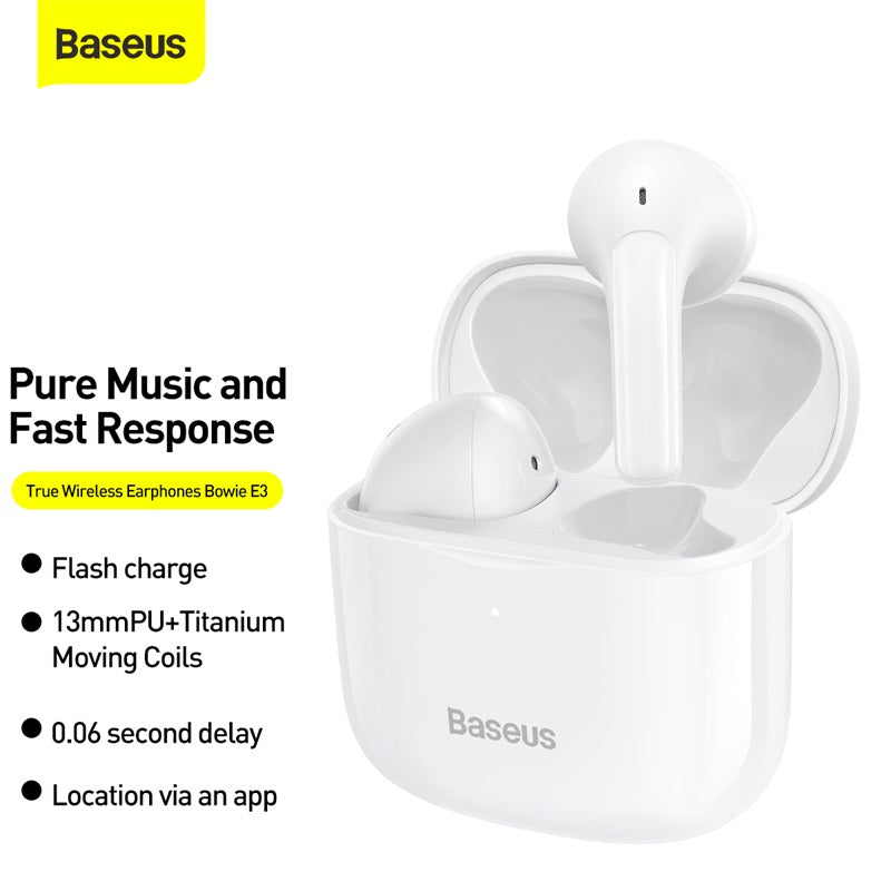 BASEUS Écouteurs sans fil Bowie E3-NGTW080002
