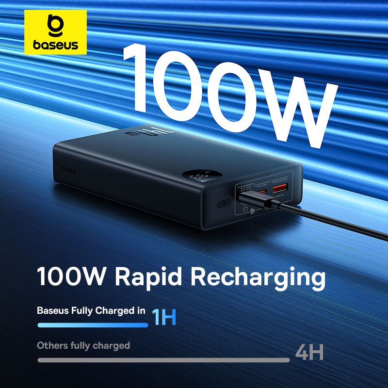 Baseus Adaman Power Bank 140W Charge Rapide 22800mAh avec Écran Digital – P10021508113-00