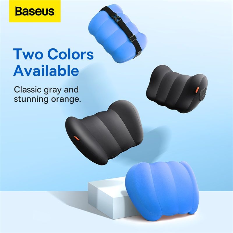 Baseus Coussin d’appui-tête pour voiture Baseus ComfortRide – Noir – C20036400111-00