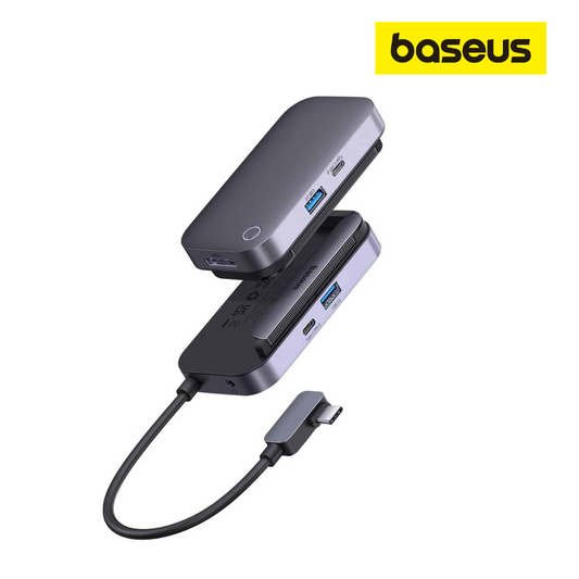 Baseus Adaptateur HUB 4 en 1 USB-C / Type-C vers USB3.0 + HDMI + USB-C / Type-C + Jack – WKWJ000013