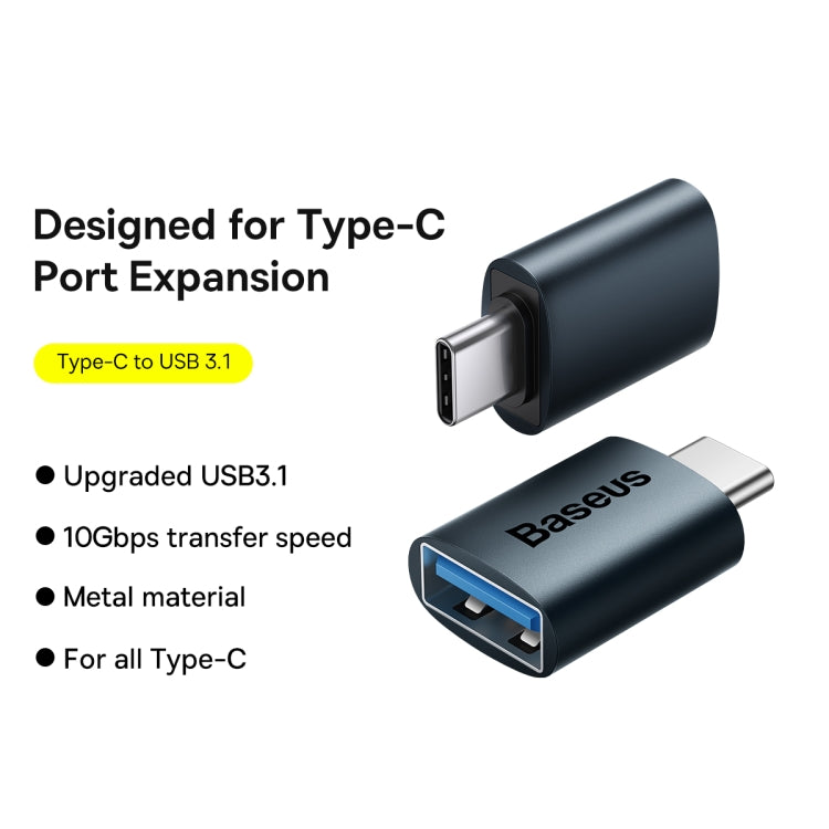 Baseus Adaptateur USB Type C vers USB-A 3.1 gen 1 – bleu -ZJJQ000003
