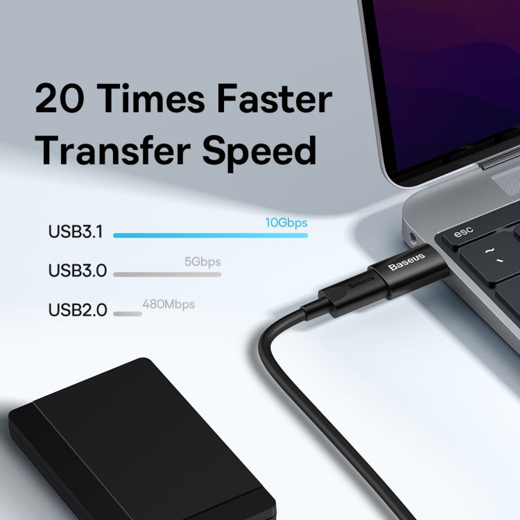 Baseus Adaptateur USB 3.1 Mâle vers Mini OTG Femelle Type-C – ZJJQ000101