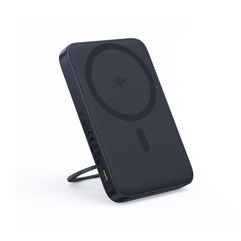 Baseus Power Bank Magnétique ( PicoGo ) Qi2 5000mAh 20W avec Support Rotatif – Noir – (P10076802123-00)