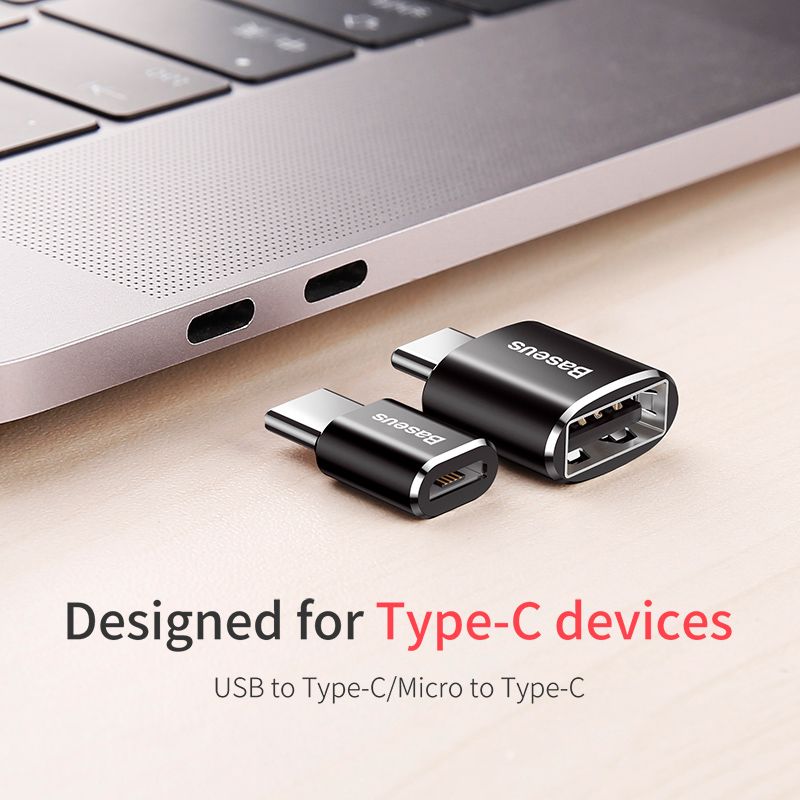 Baseus Mini Adapteur USB Femelle Vers TYPE-C Male – CATOTG-01