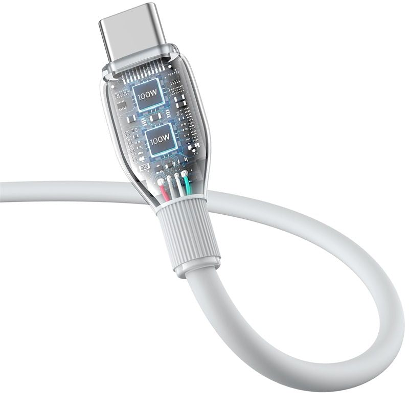 Baseus Pudding Series Câble de Charge Rapide 100W Type C 1.2m – P10355702221-B1