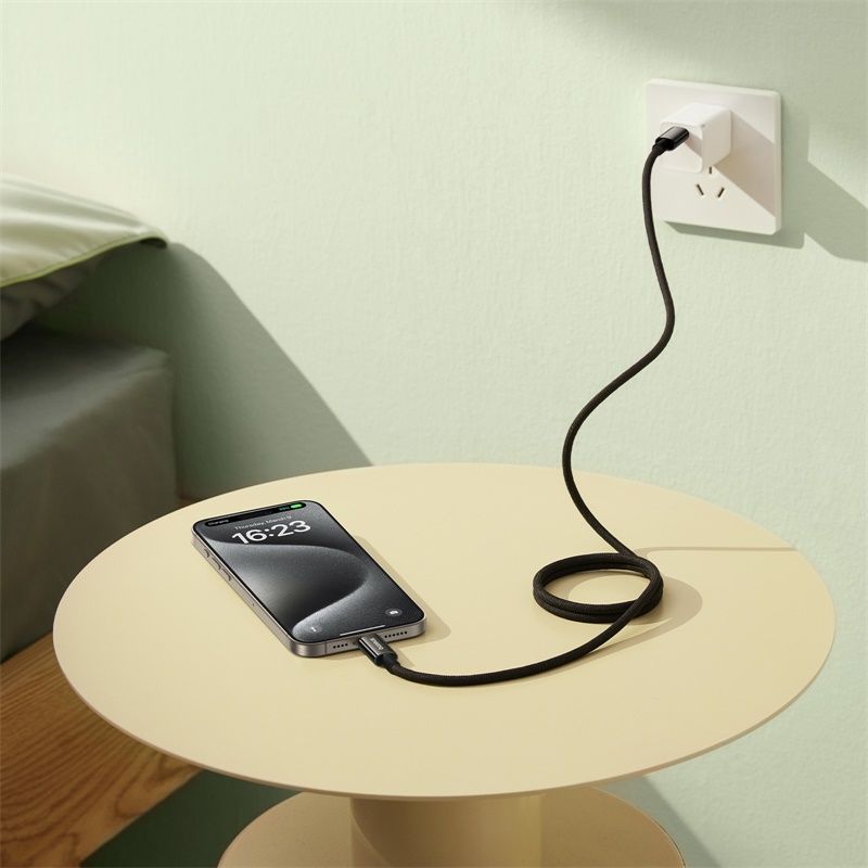 Baseus Tungsten Gold Câble 100W Magnétique 1m USB-C vers USB-C – Noir – P10319805111-00
