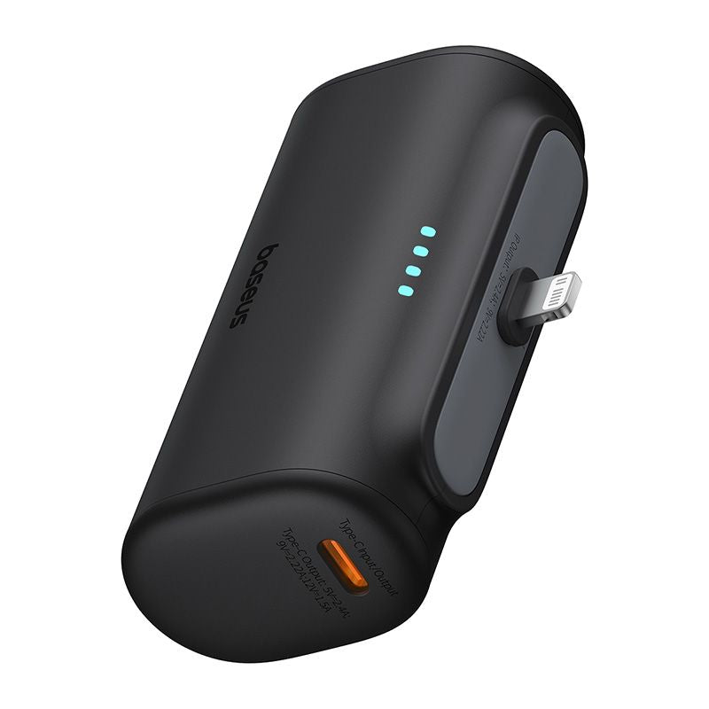 🔋 Baseus Compact Power Bank iPhone Edition 20W 5000mAh – Noir - P10068307113-00
