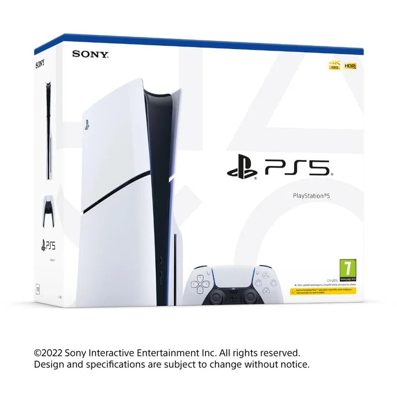 Sony PlayStation 5 Slim Standard, PS5 avec 1 Manette Sans Fil DualSense, console neuve