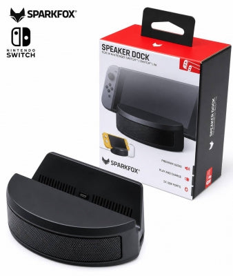 Station Haut-Parleur avec Charge pour Nintendo Switch & Switch Lite Équipé de 2 ports USB pour connecter facilement vos accessoires (manettes, clavier,souris ex.).
