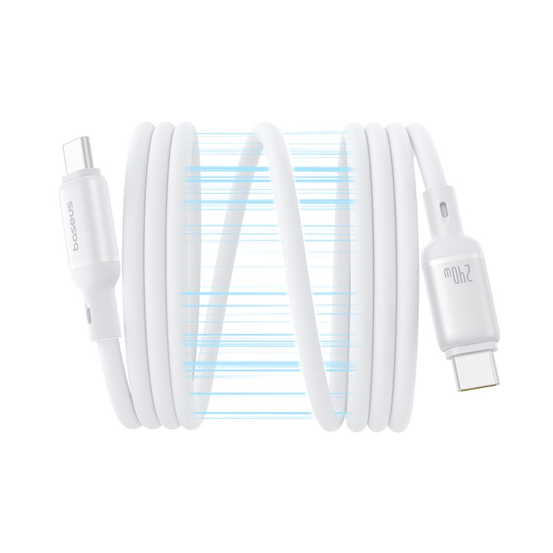 Baseus PicoGo Câble 240W Magnétique USB-C vers USB-C 1m en Silicone Liquide – P10376800211-00