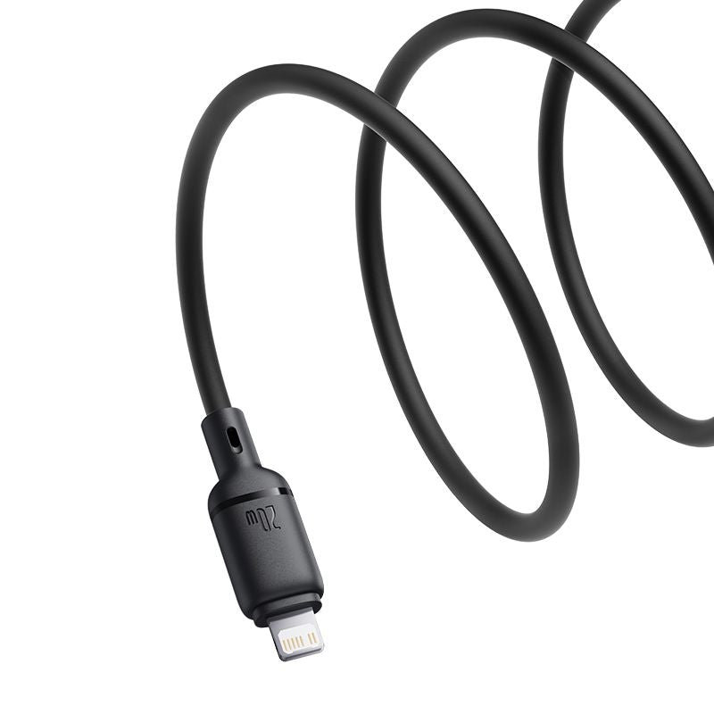Baseus Silky Series Câble de Charge Rapide 1m USB-C vers Lightning iPhon 20W – P10377700113-00