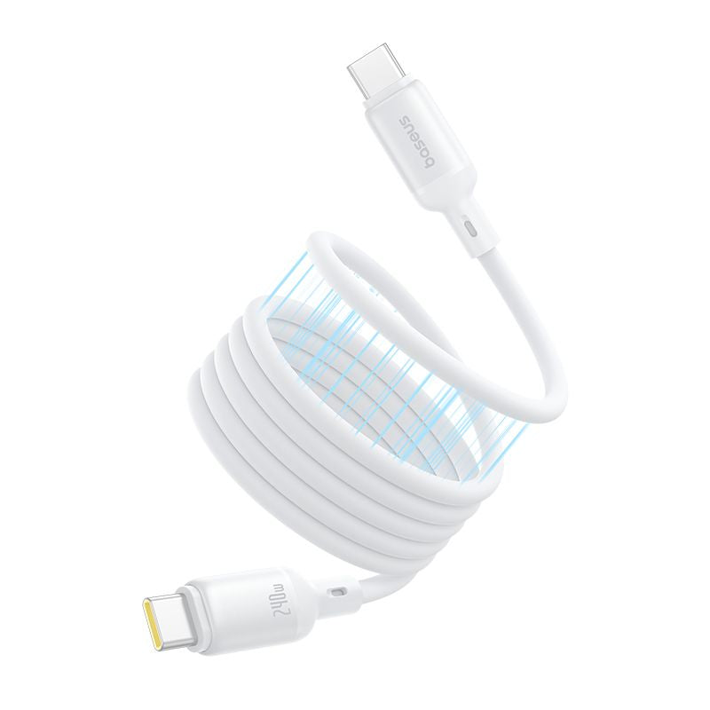 Baseus PicoGo Câble 240W Magnétique USB-C vers USB-C 1m en Silicone Liquide – P10376800211-00