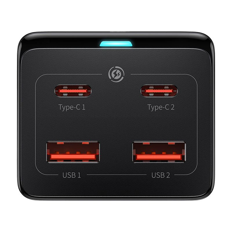 Baseus GaN3 Pro Multiprise de Bureau AC + 2USB + 2USB-C 100W – PSZM000401