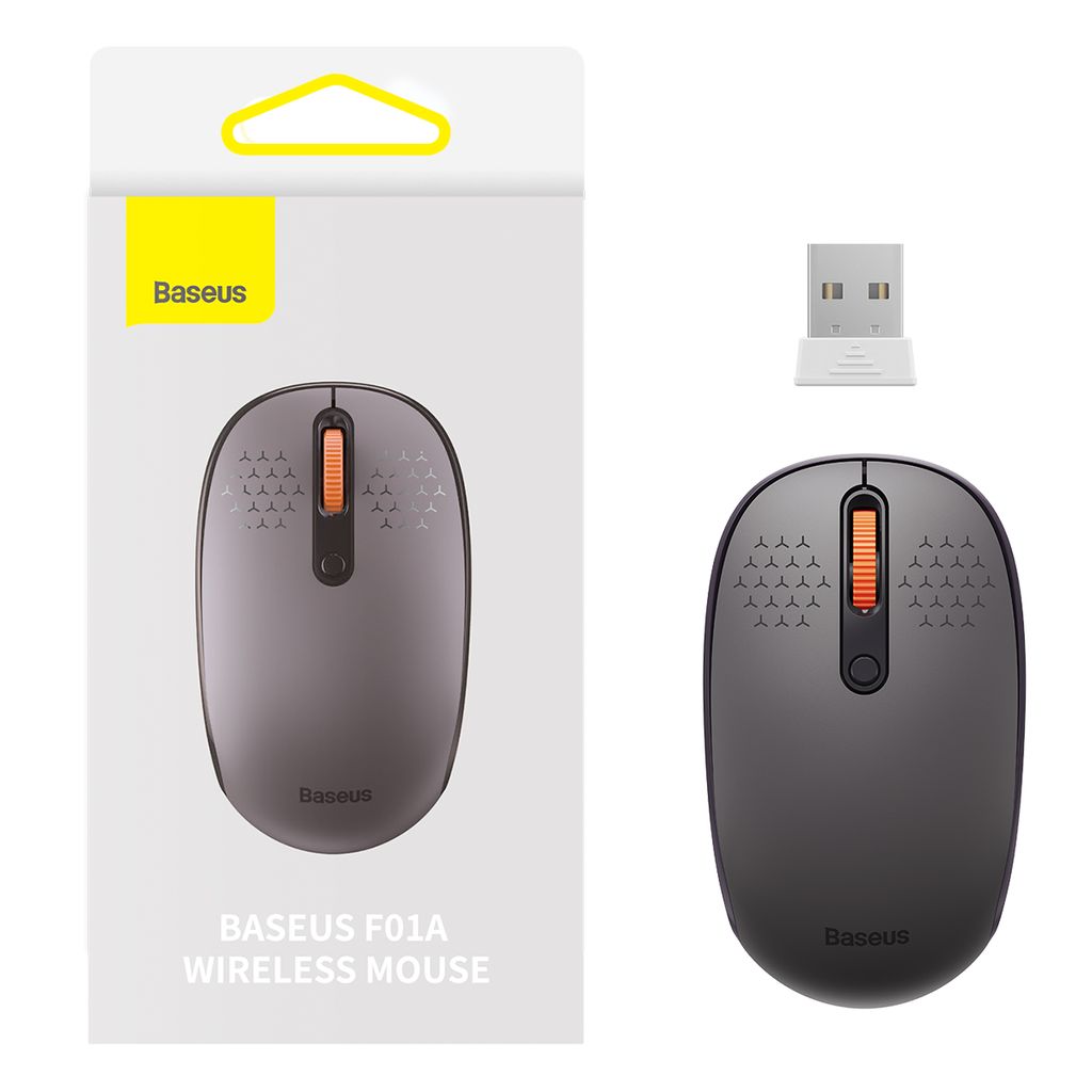 Souris Sans Fil  Baseus  2.4G 1600DPI -gris - B01055502833-00