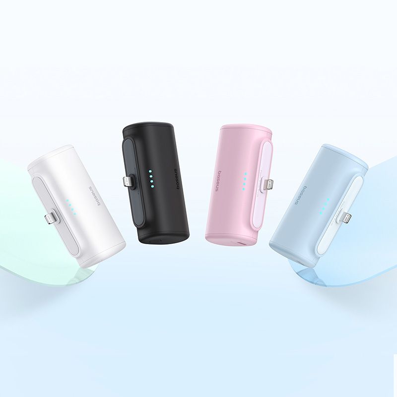 Baseus Compact Power Bank iPhone Edition 20W Charge Rapide 5000mAh – Blanc – P10068307213-00